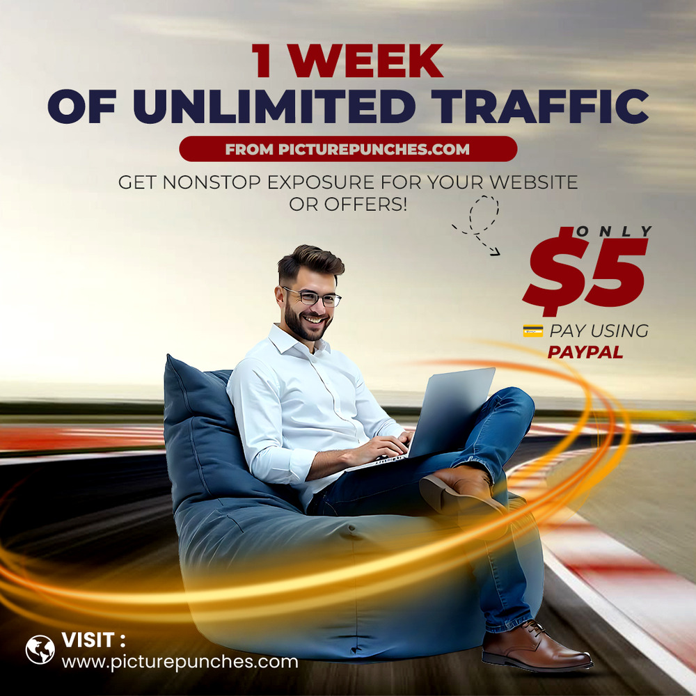 Buy Ad Space On Picturepunches For $5 With Unlimited Traffic