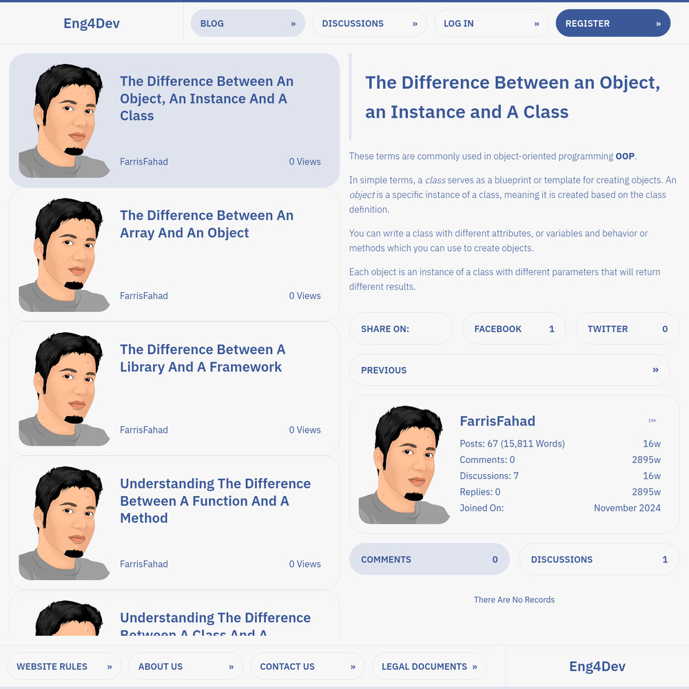 For Sale: English For Developers Website For $99